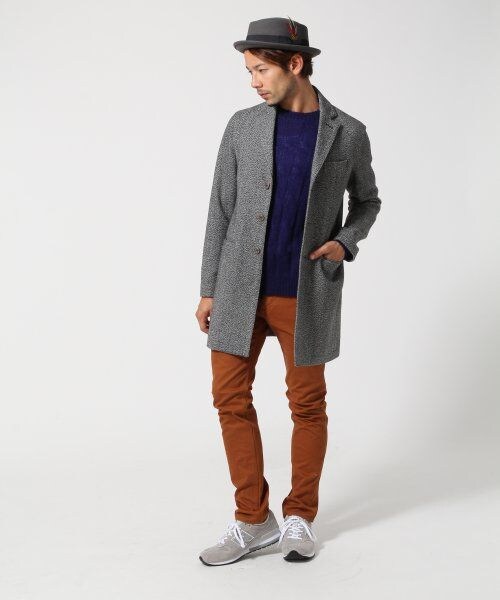 GLOBAL WORK（グローバルワーク）の「モヘアケーブルニット（トップス・メンズ・ホワイト05/グレー15/ライトグリーン72/ブルー85・Ｓ/Ｍ/Ｌ）」の6枚目の写真