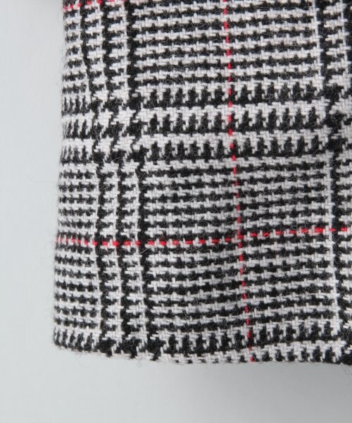 JEANASIS(ジーナシス)の「ツイードロングダッフルコート(ジャケット/アウター・レディース・ブラック/グレンチェック/マスタード・FREE)」の9枚目の写真