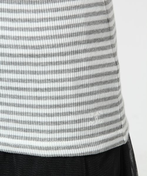 HARE（ハレ）の「リブキリカエタートルプルオーバー（トップス・レディース・オフホワイト/ブラック・FREE）」の10枚目の写真
