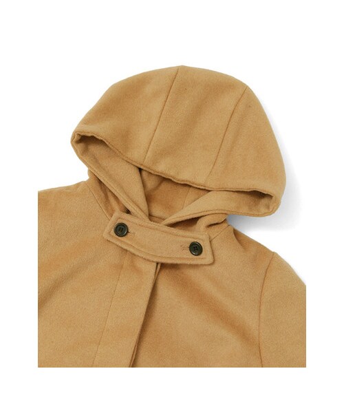 URBAN RESEARCH(アーバンリサーチ)の「Aラインフードコート(ジャケット/アウター・レディース・BLACK/CAMEL・FREE)」の11枚目の写真