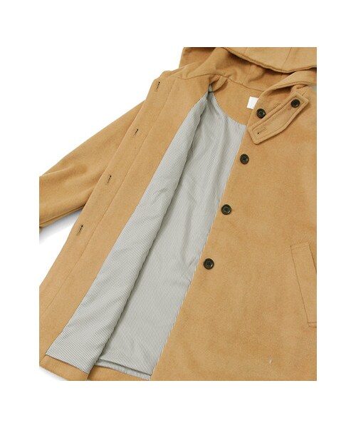 URBAN RESEARCH(アーバンリサーチ)の「Aラインフードコート(ジャケット/アウター・レディース・BLACK/CAMEL・FREE)」の16枚目の写真