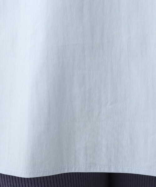 ENsMOL.（エンスモール）の「バンドカラーシャツチュニック（トップス・レディース・ブルー/オフシロ・FREE）」の14枚目の写真