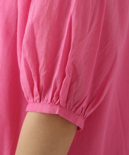 ENsMOL.（エンスモール）の「パフスリーブロングワンピース（ワンピース/ドレス・レディース・クロ/ブルー/ピンク・FREE）」の13枚目の写真