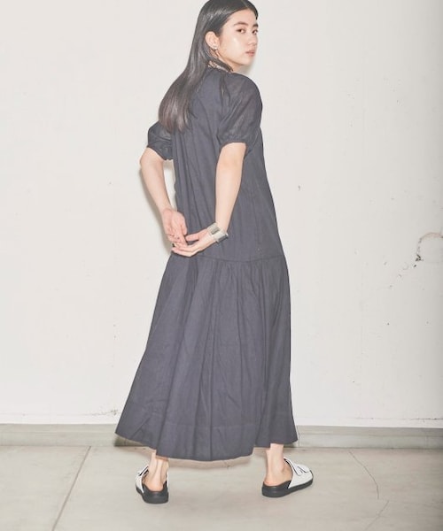 ENsMOL.（エンスモール）の「パフスリーブロングワンピース（ワンピース/ドレス・レディース・クロ/ブルー/ピンク・FREE）」の19枚目の写真