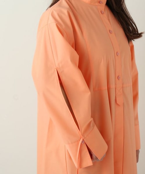 ENsMOL.（エンスモール）の「スリットシャツワンピース（ワンピース/ドレス・レディース・オレンジ/オフシロ・FREE）」の9枚目の写真