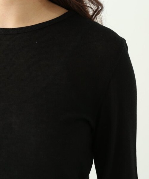 ENsMOL.（エンスモール）の「クルーネックシアープルオーバー（トップス・レディース・クロ/オレンジ/オフシロ/ラベンダー/キミドリ・FREE）」の15枚目の写真