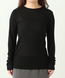 ENsMOL. | クルーネックシアープルオーバー