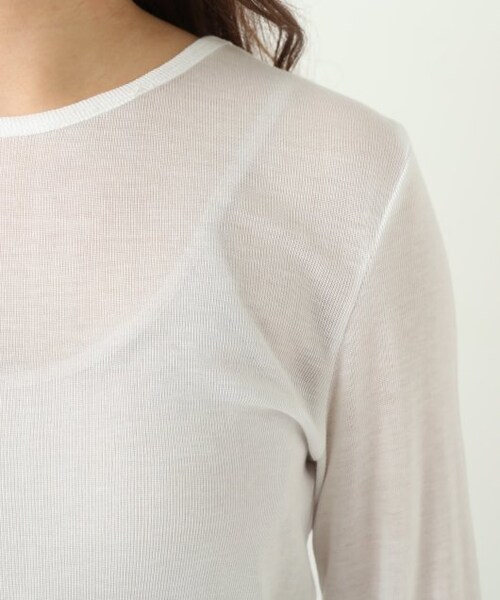 ENsMOL.（エンスモール）の「クルーネックシアープルオーバー（トップス・レディース・クロ/オレンジ/オフシロ/ラベンダー/キミドリ・FREE）」の21枚目の写真