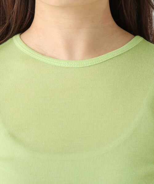 ENsMOL.（エンスモール）の「クルーネックシアープルオーバー（トップス・レディース・クロ/オレンジ/オフシロ/ラベンダー/キミドリ・FREE）」の11枚目の写真