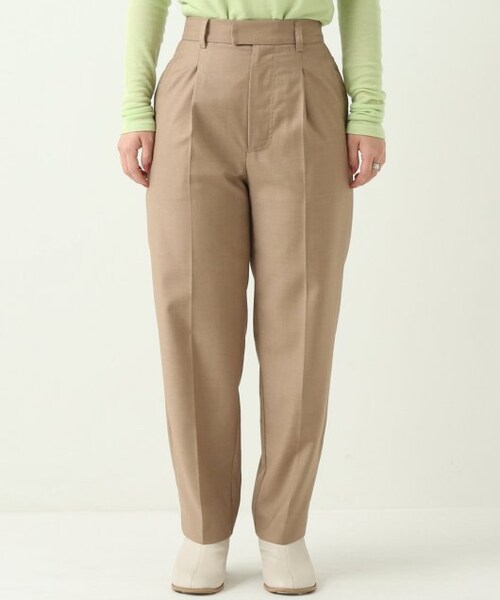 ENsMOL.（エンスモール）の「セミワイドパンツ（パンツ・レディース・ベージュ/オフシロ・S/XS）」の14枚目の写真