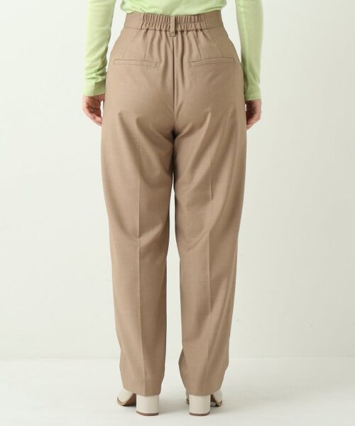 ENsMOL.（エンスモール）の「セミワイドパンツ（パンツ・レディース・ベージュ/オフシロ・S/XS）」の6枚目の写真