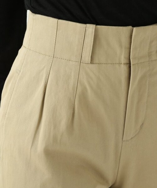 ENsMOL.（エンスモール）の「ツイルハイウエストパンツ（パンツ・レディース・クロ/ベージュ/オフシロ・S/XS）」の12枚目の写真