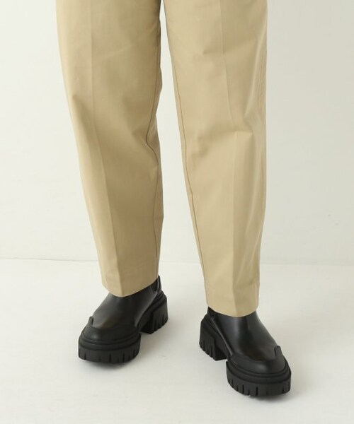 ENsMOL.（エンスモール）の「ツイルハイウエストパンツ（パンツ・レディース・クロ/ベージュ/オフシロ・S/XS）」の13枚目の写真