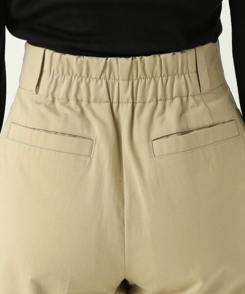 ENsMOL.（エンスモール）の「ツイルハイウエストパンツ（パンツ・レディース・クロ/ベージュ/オフシロ・S/XS）」の8枚目の写真