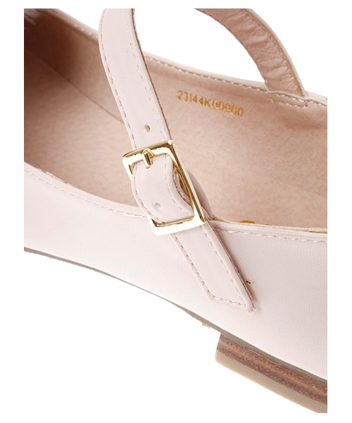 E hyphen world gallery Bon Bon(イーハイフンワールドギャラリーボンボン)の「Fur Puff Shoes(パンプス・レディース・オフホワイト/ブラック/ピンク/ラベンダー・S/M/L)」の9枚目の写真