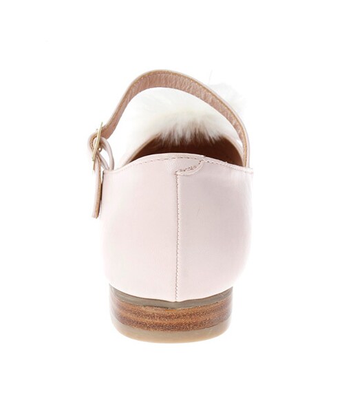 E hyphen world gallery Bon Bon(イーハイフンワールドギャラリーボンボン)の「Fur Puff Shoes(パンプス・レディース・オフホワイト/ブラック/ピンク/ラベンダー・S/M/L)」の7枚目の写真