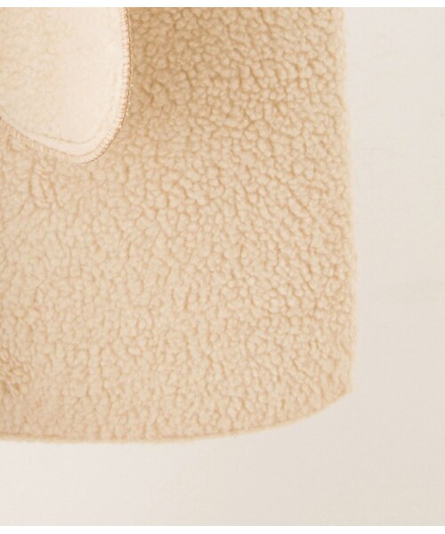 LE JUN（ルジュン）の「フェイクムートンフーデットブルゾン（ブルゾン・レディース・オフホワイト/ベージュ・S/M）」の12枚目の写真