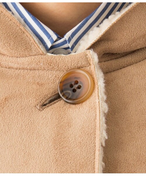 LE JUN（ルジュン）の「フェイクムートンフーデットブルゾン（ブルゾン・レディース・オフホワイト/ベージュ・S/M）」の11枚目の写真