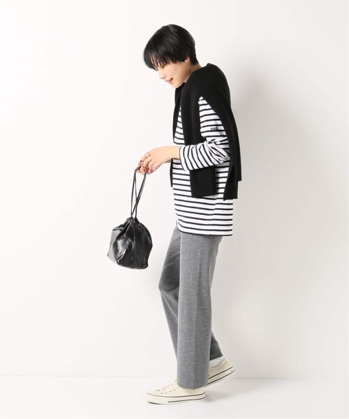 IENA（イエナ）の「OUESSANT（トップス・ブラック B/(003)/4/在庫あり/5）」の7枚目の写真