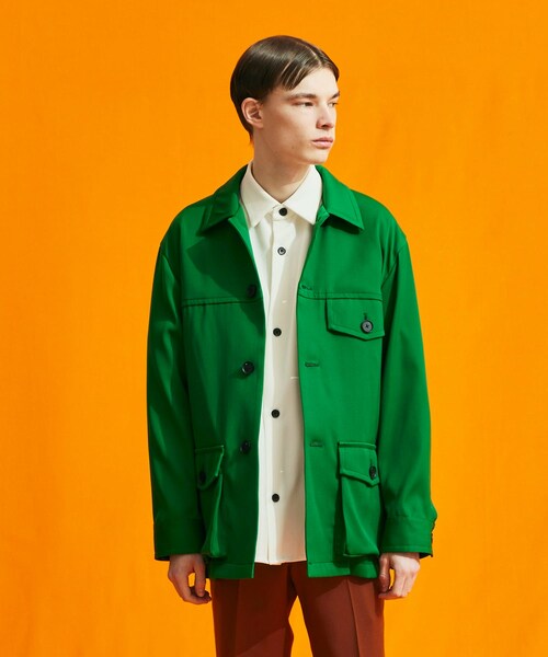 カラーミリタリーブルゾン