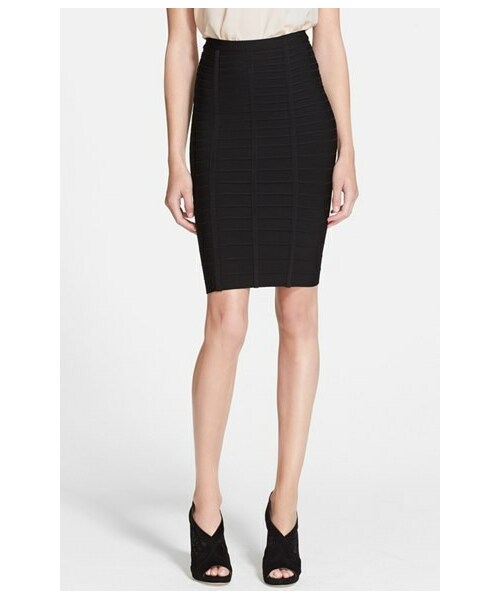 Herve Leger Bandage Pencil Skirt 