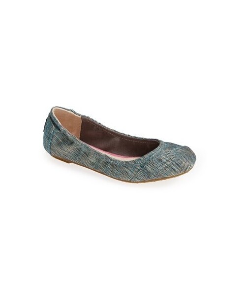 TOMS（トムス）の「TOMS 'Metallic Burlap' Ballet Flat (Women)（シューズ・レディース・Blue Metallic・7.5 M/10 M/7 M/8.5 M/6 M/9.5 M/6.5 M/5 M/9 M/8 M/5.5 M/12 M）」の2枚目の写真