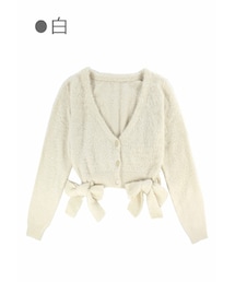 Bobon21 | マシュマロショート丈ニットカーディガン-全２色-(カーディガン/ボレロ)
