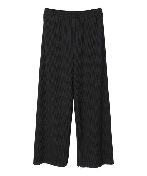 Green　Parks（グリーンパークス）の「・RAY CASSIN セルフカットプリーツパンツ（パンツ・ブラック/ピンク/ベージュ/グリーン/ブルー・F）」の16枚目の写真