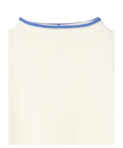 Green　Parks（グリーンパークス）の「・Petit Fleur ハイショクステッチニット（トップス・オフホワイト/ピンク/ライムグリーン/グリーン・F）」の19枚目の写真