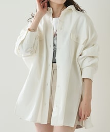 mystic | ツイルオーバーシャツ(シャツ/ブラウス)