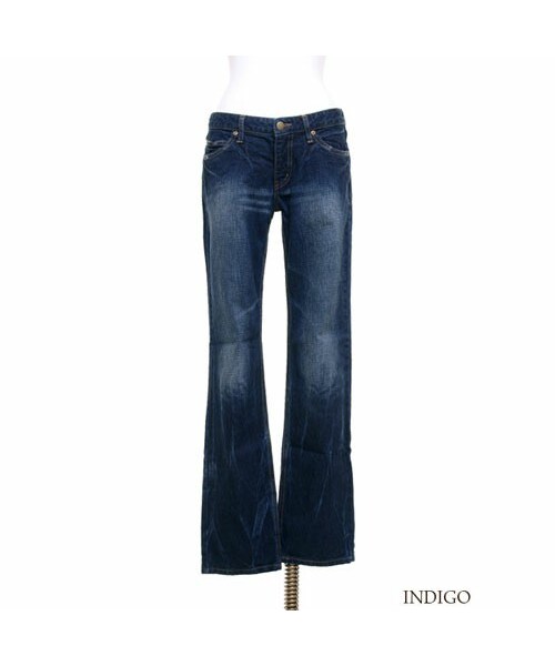 MURIEL&MERCURIA（マリエルアンドマキュリア）の「ボーイフレンドストレートデニムパンツ（デニムパンツ・レディース・SAX/INDIGO・38）」の2枚目の写真