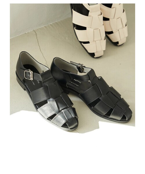 earth music&ecology（アースミュージックアンドエコロジー）の「【予約】ORiental TRaffic グルカサンダル（シューズ・アイボリー/ブラック・S/M/L）」の10枚目の写真