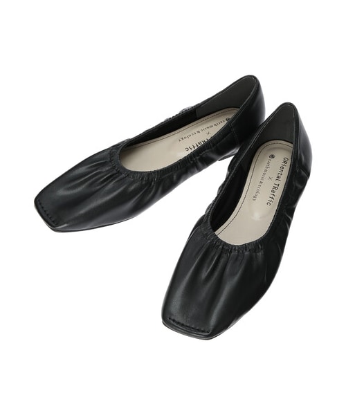 earth music&ecology(アースミュージックアンドエコロジー)の「【予約】ORiental TRaffic ギャザーパンプス(シューズ・アイボリー/ブラック/ブラウン・S/M/L)」の8枚目の写真