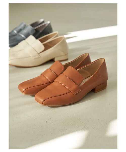 earth music&ecology（アースミュージックアンドエコロジー）の「【予約】ORiental TRaffic ローファー（シューズ・アイボリー/ブラック/キャメル・S/M/L）」の12枚目の写真