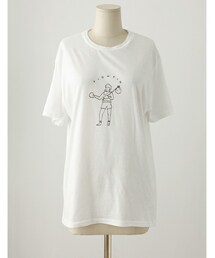 imvely | シンプルプリントデイリーカットソー(Tシャツ/カットソー)
