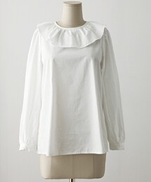 imvely | ワイドフリルネックブラウス(シャツ/ブラウス)