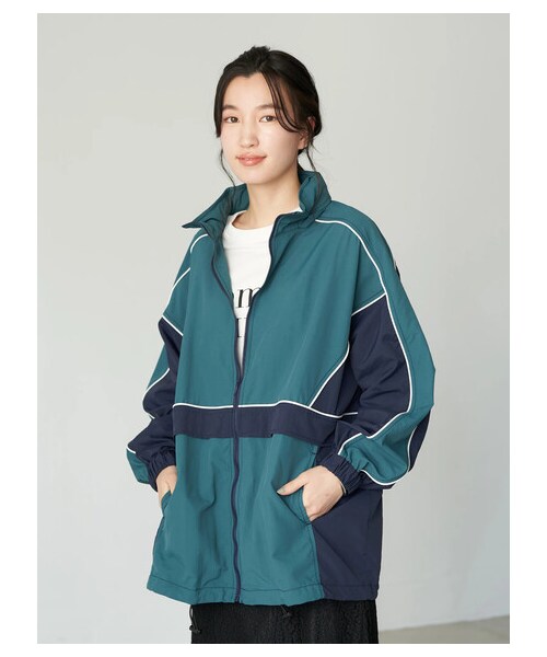 earth music&ecology（アースミュージックアンドエコロジー）の「【予約】アノラック（ジャケット/アウター・ブラック/グレーベージュ/ブルーグリーン・F）」の9枚目の写真