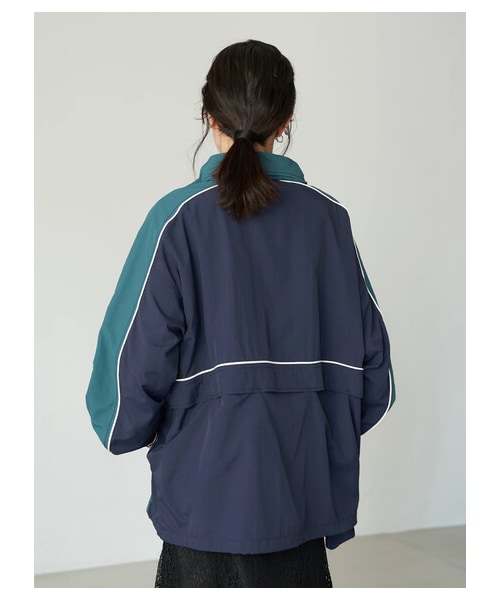 earth music&ecology（アースミュージックアンドエコロジー）の「【予約】アノラック（ジャケット/アウター・ブラック/グレーベージュ/ブルーグリーン・F）」の11枚目の写真