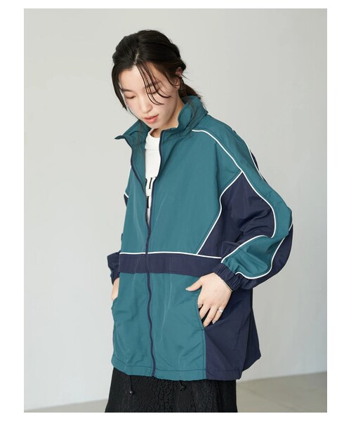 earth music&ecology（アースミュージックアンドエコロジー）の「【予約】アノラック（ジャケット/アウター・ブラック/グレーベージュ/ブルーグリーン・F）」の10枚目の写真