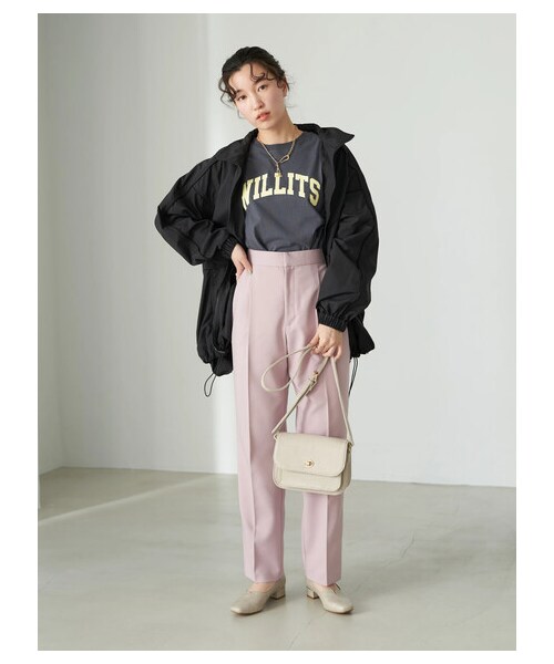 earth music&ecology（アースミュージックアンドエコロジー）の「【予約】アノラック（ジャケット/アウター・ブラック/グレーベージュ/ブルーグリーン・F）」の6枚目の写真