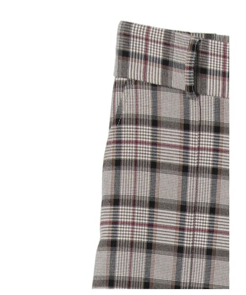 earth music&ecology（アースミュージックアンドエコロジー）の「【予約】チェック柄ワイドパンツ（パンツ・ライトベージュ/ブラウン・S/M）」の10枚目の写真