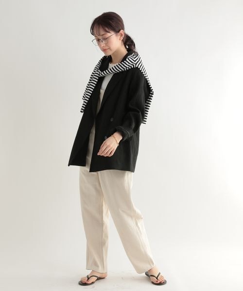 BABYLONE（バビロン）の「リネンWテーラードジャケット（）」 - WEAR