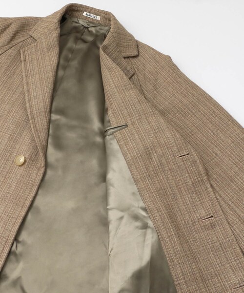 AURALEE(オーラリー)の「AURALEE BLUE FACED WOOL CHESTERCOAT(その他・メンズ・MIX BEIGE/MIX CCL・3/4)」の9枚目の写真