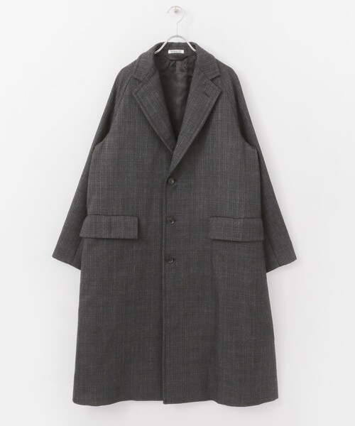 AURALEE(オーラリー)の「AURALEE BLUE FACED WOOL CHESTERCOAT(その他・メンズ・MIX BEIGE/MIX CCL・3/4)」の2枚目の写真