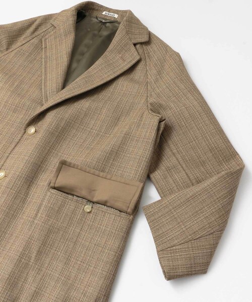 AURALEE(オーラリー)の「AURALEE BLUE FACED WOOL CHESTERCOAT(その他・メンズ・MIX BEIGE/MIX CCL・3/4)」の8枚目の写真