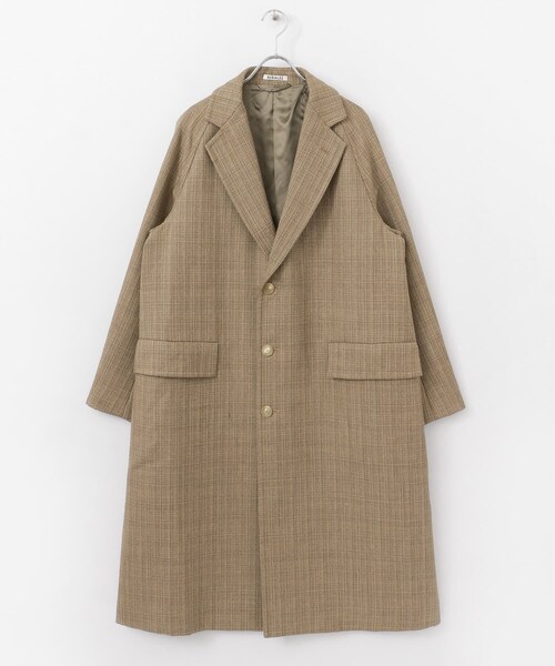 AURALEE(オーラリー)の「AURALEE BLUE FACED WOOL CHESTERCOAT(その他・メンズ・MIX BEIGE/MIX CCL・3/4)」の6枚目の写真