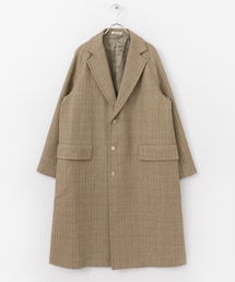 AURALEE | AURALEE BLUE FACED WOOL CHESTERCOAT