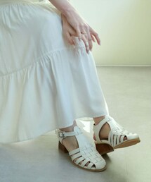 natural couture | ウッドヒールグルカサンダル(その他シューズ)