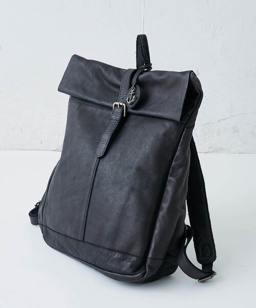 BEARDSLEY(ビアズリー)の「《HARBOUR 2nd》レザーリュック(トートバッグ・レディース・ブラウン/ブラック・FREE)」の1枚目の写真