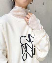 DouDou | レースメッシュタートル(Tシャツ/カットソー)